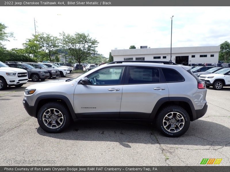 Billet Silver Metallic / Black 2022 Jeep Cherokee Trailhawk 4x4