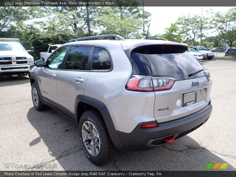 Billet Silver Metallic / Black 2022 Jeep Cherokee Trailhawk 4x4