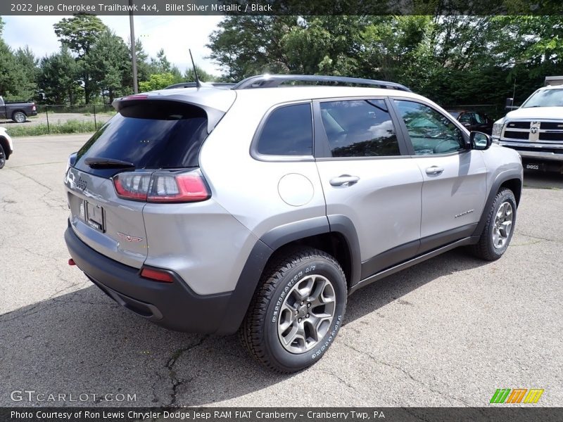 Billet Silver Metallic / Black 2022 Jeep Cherokee Trailhawk 4x4