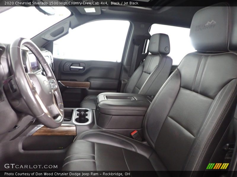 Black / Jet Black 2020 Chevrolet Silverado 1500 High Country Crew Cab 4x4