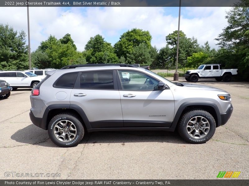 Billet Silver Metallic / Black 2022 Jeep Cherokee Trailhawk 4x4