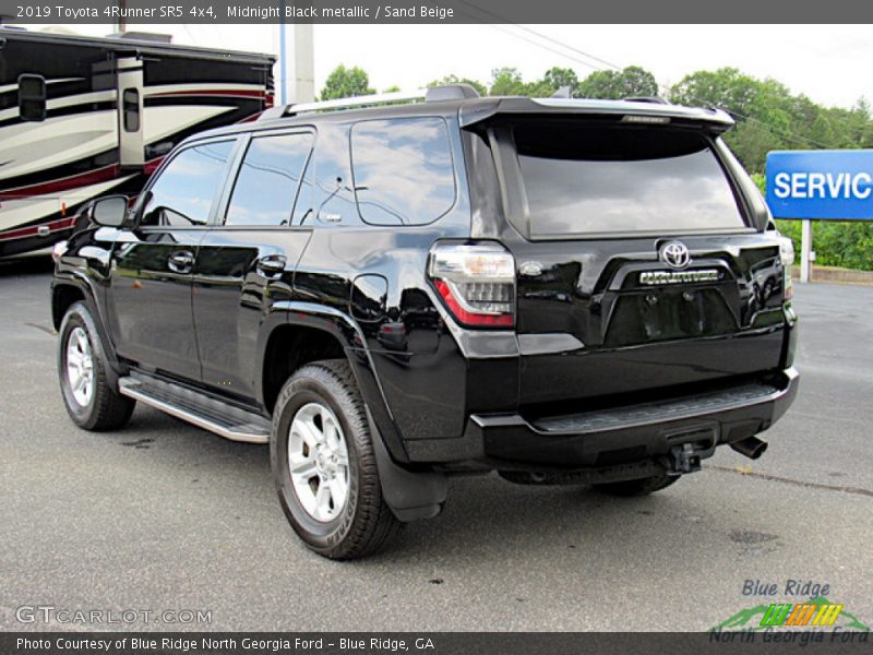 Midnight Black metallic / Sand Beige 2019 Toyota 4Runner SR5 4x4