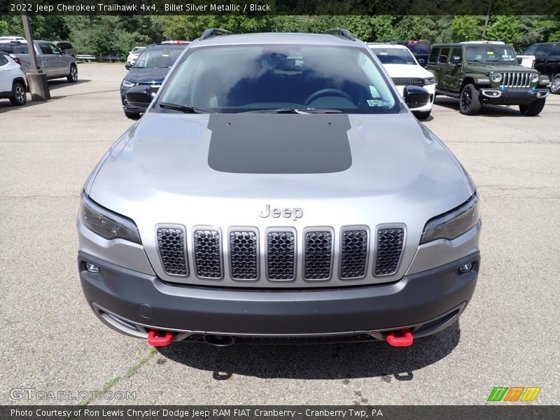 Billet Silver Metallic / Black 2022 Jeep Cherokee Trailhawk 4x4