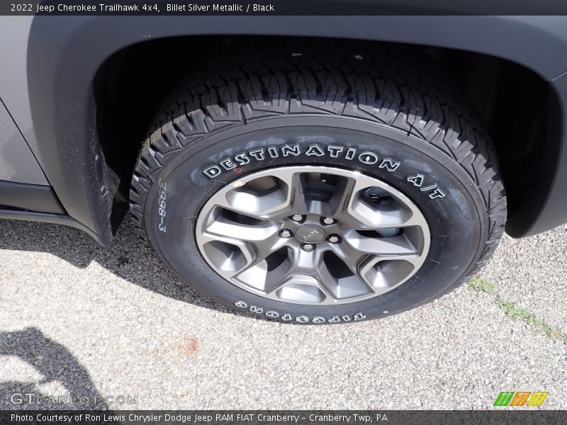 Billet Silver Metallic / Black 2022 Jeep Cherokee Trailhawk 4x4