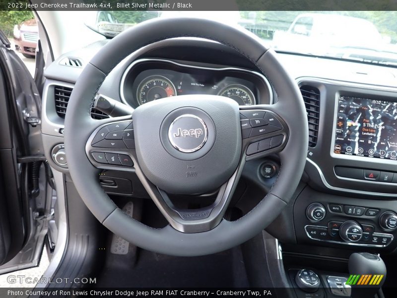 Billet Silver Metallic / Black 2022 Jeep Cherokee Trailhawk 4x4