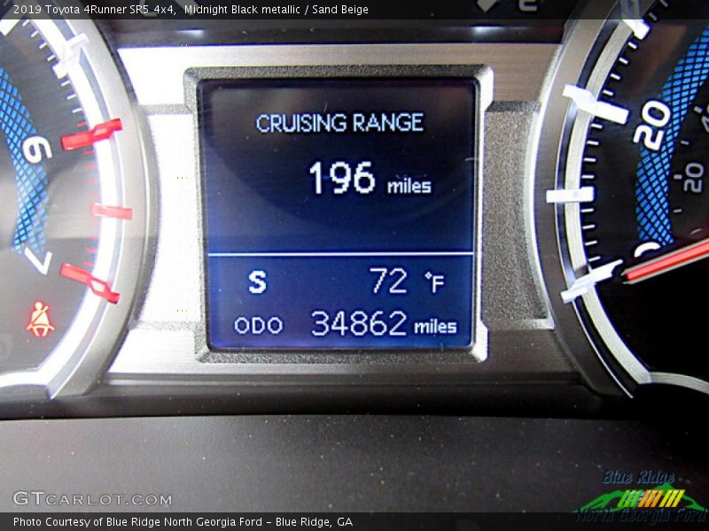 Midnight Black metallic / Sand Beige 2019 Toyota 4Runner SR5 4x4