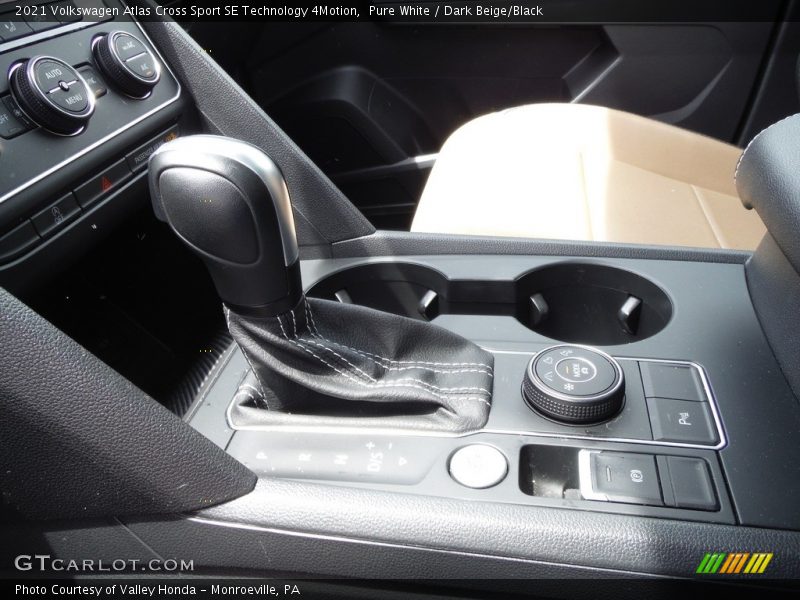 Pure White / Dark Beige/Black 2021 Volkswagen Atlas Cross Sport SE Technology 4Motion
