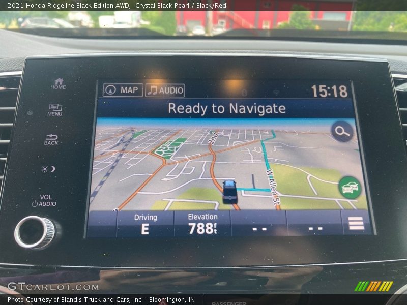 Crystal Black Pearl / Black/Red 2021 Honda Ridgeline Black Edition AWD