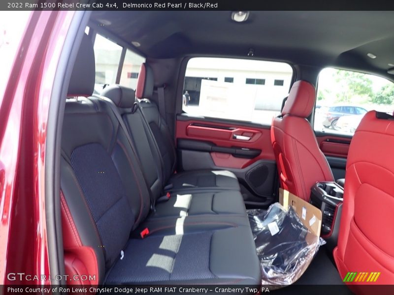 Rear Seat of 2022 1500 Rebel Crew Cab 4x4