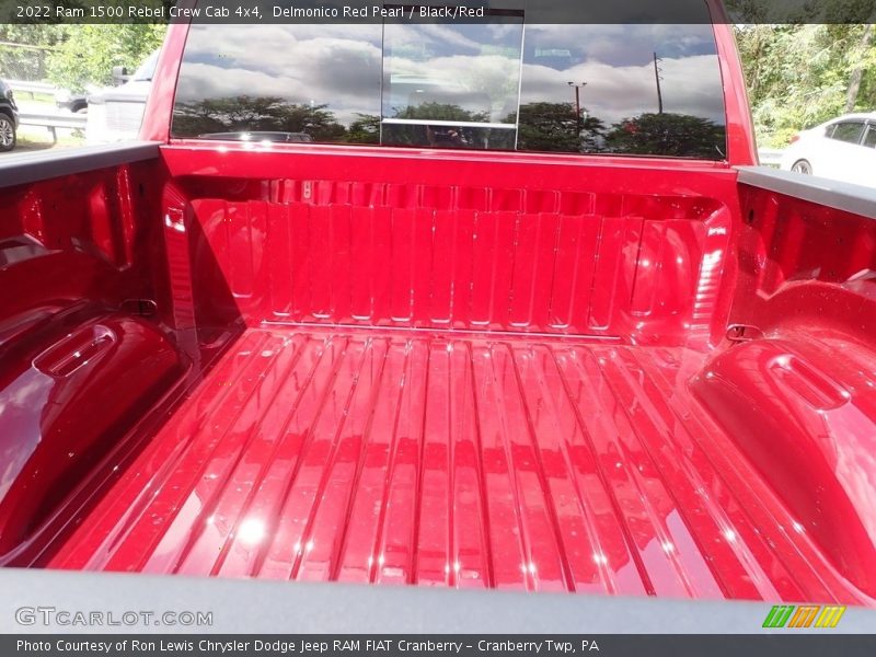 Delmonico Red Pearl / Black/Red 2022 Ram 1500 Rebel Crew Cab 4x4