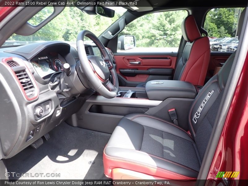  2022 1500 Rebel Crew Cab 4x4 Black/Red Interior