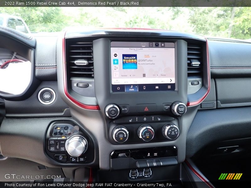 Delmonico Red Pearl / Black/Red 2022 Ram 1500 Rebel Crew Cab 4x4