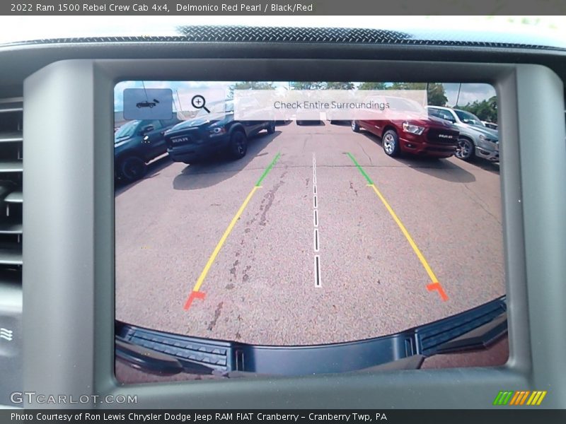 Delmonico Red Pearl / Black/Red 2022 Ram 1500 Rebel Crew Cab 4x4