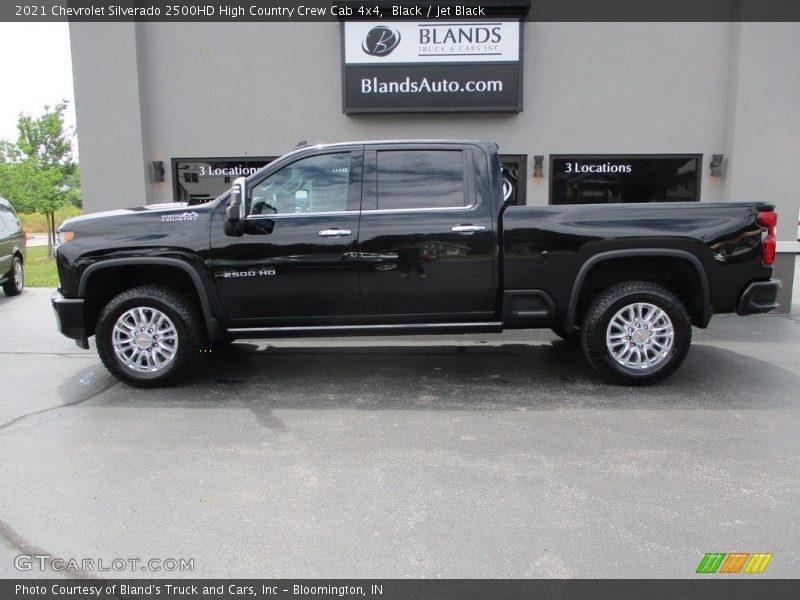 Black / Jet Black 2021 Chevrolet Silverado 2500HD High Country Crew Cab 4x4