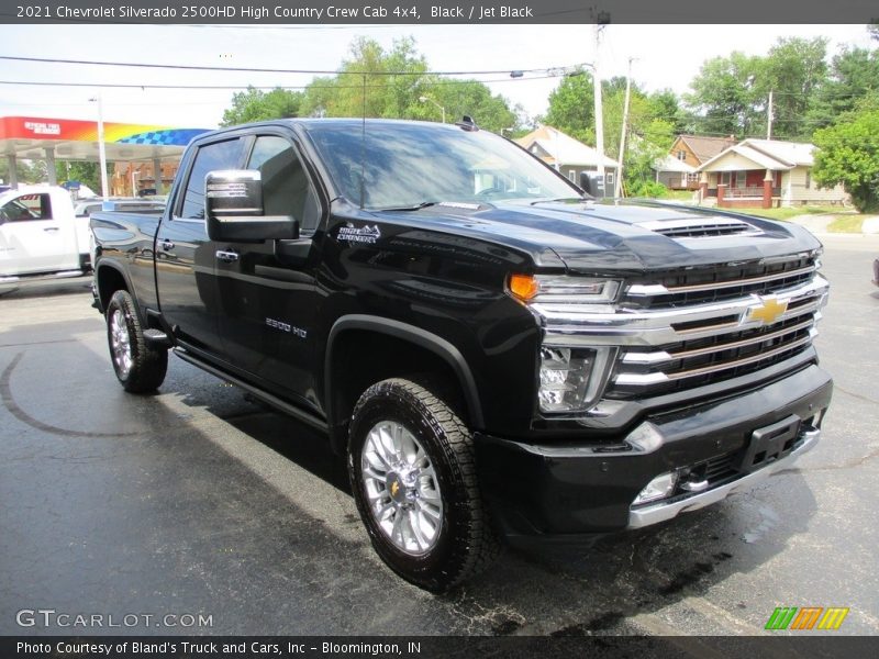Black / Jet Black 2021 Chevrolet Silverado 2500HD High Country Crew Cab 4x4
