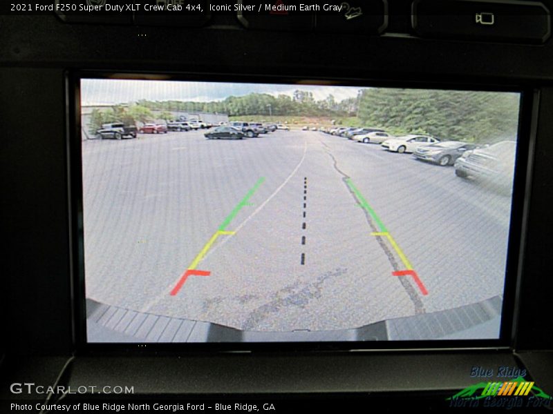 Iconic Silver / Medium Earth Gray 2021 Ford F250 Super Duty XLT Crew Cab 4x4