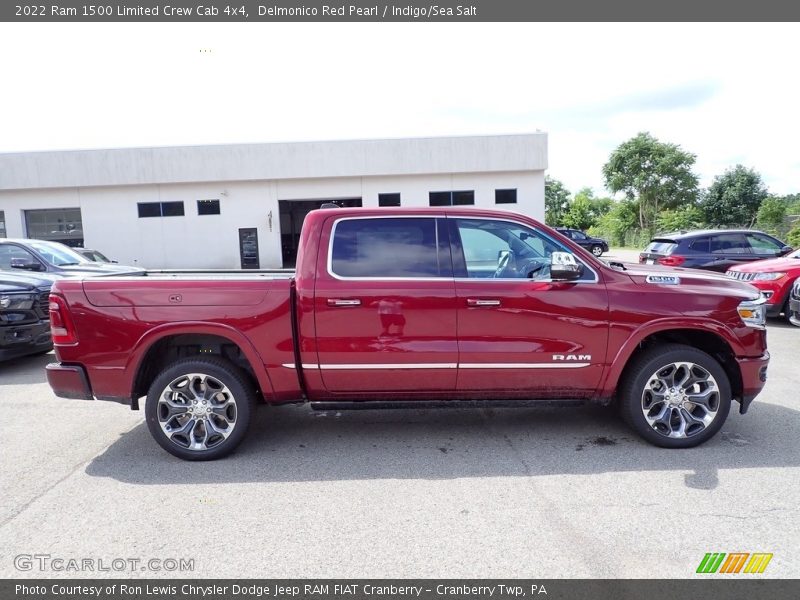 Delmonico Red Pearl / Indigo/Sea Salt 2022 Ram 1500 Limited Crew Cab 4x4