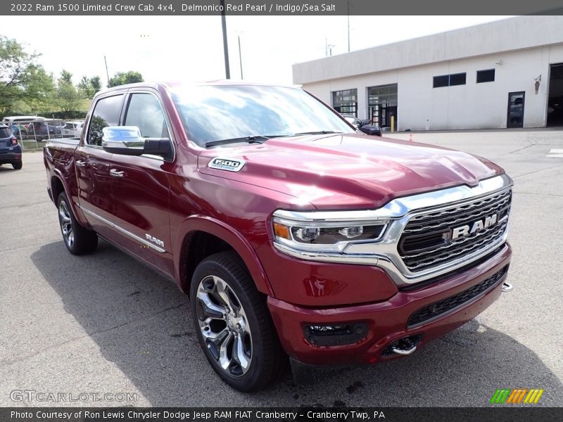 Delmonico Red Pearl / Indigo/Sea Salt 2022 Ram 1500 Limited Crew Cab 4x4