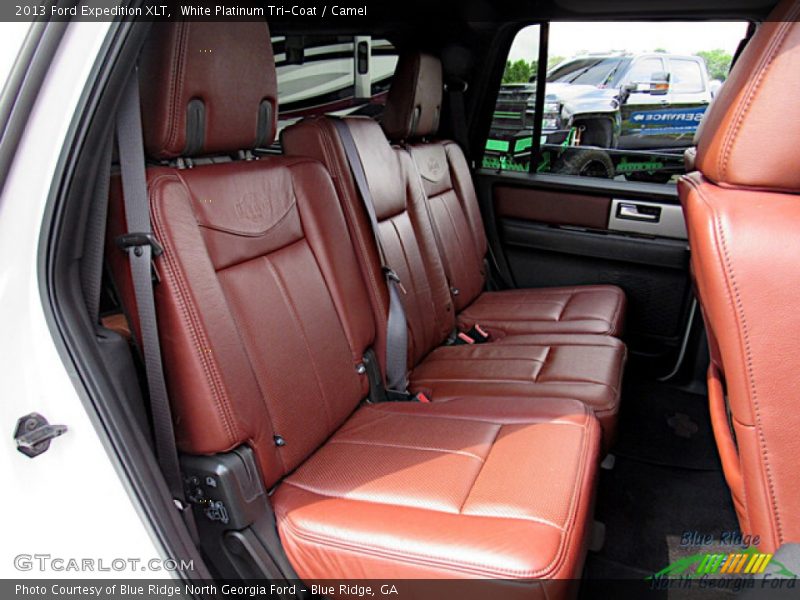 White Platinum Tri-Coat / Camel 2013 Ford Expedition XLT