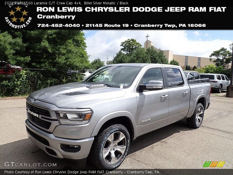 Billet Silver Metallic / Black 2022 Ram 1500 Laramie G/T Crew Cab 4x4