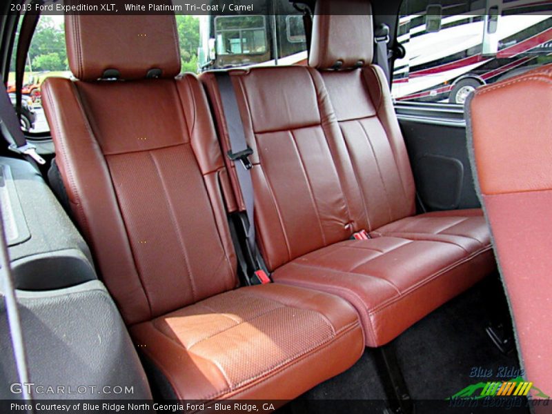 White Platinum Tri-Coat / Camel 2013 Ford Expedition XLT
