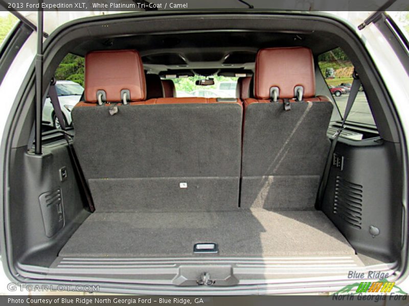 White Platinum Tri-Coat / Camel 2013 Ford Expedition XLT