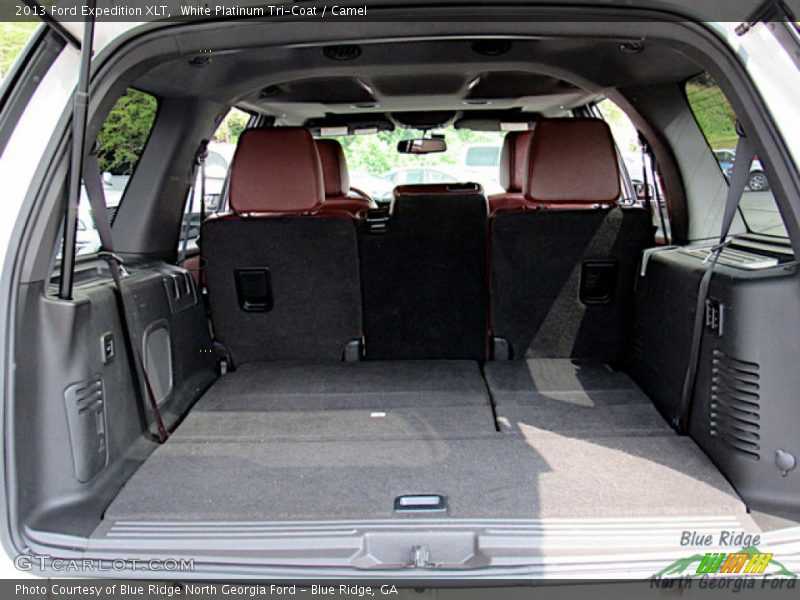 White Platinum Tri-Coat / Camel 2013 Ford Expedition XLT