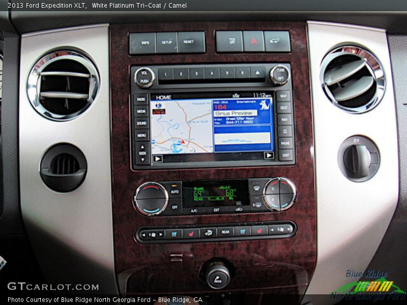 White Platinum Tri-Coat / Camel 2013 Ford Expedition XLT