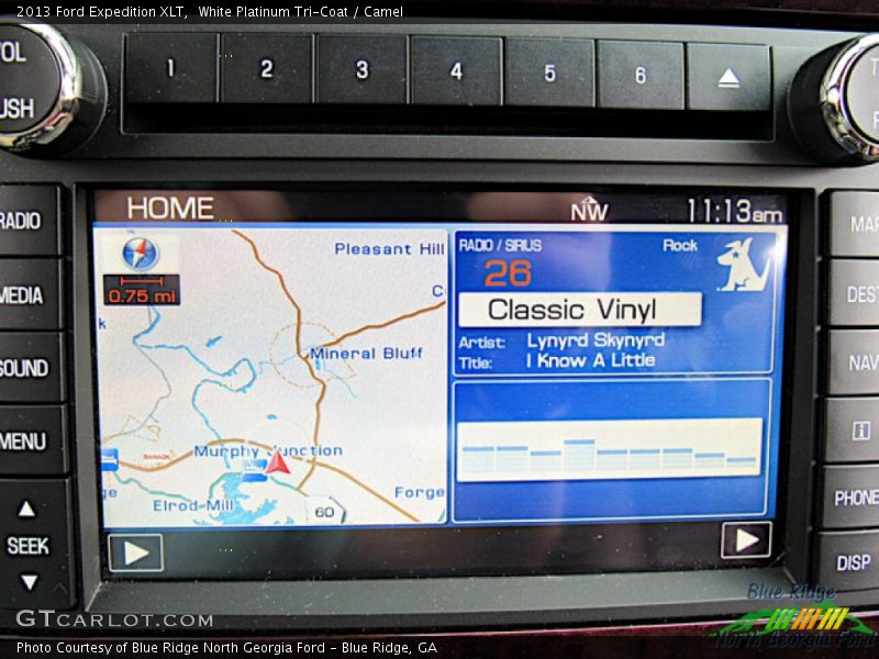 White Platinum Tri-Coat / Camel 2013 Ford Expedition XLT