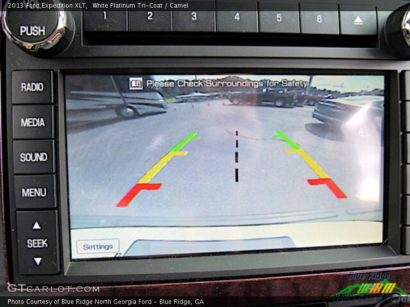 White Platinum Tri-Coat / Camel 2013 Ford Expedition XLT