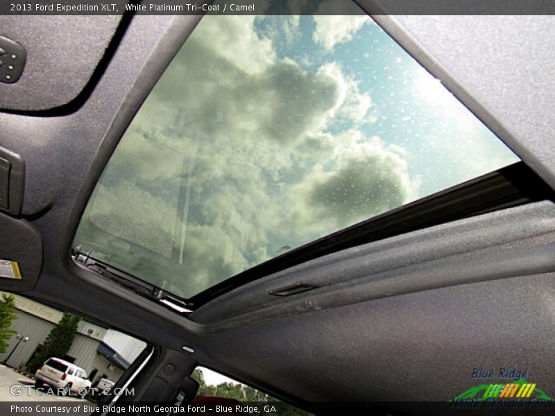 White Platinum Tri-Coat / Camel 2013 Ford Expedition XLT