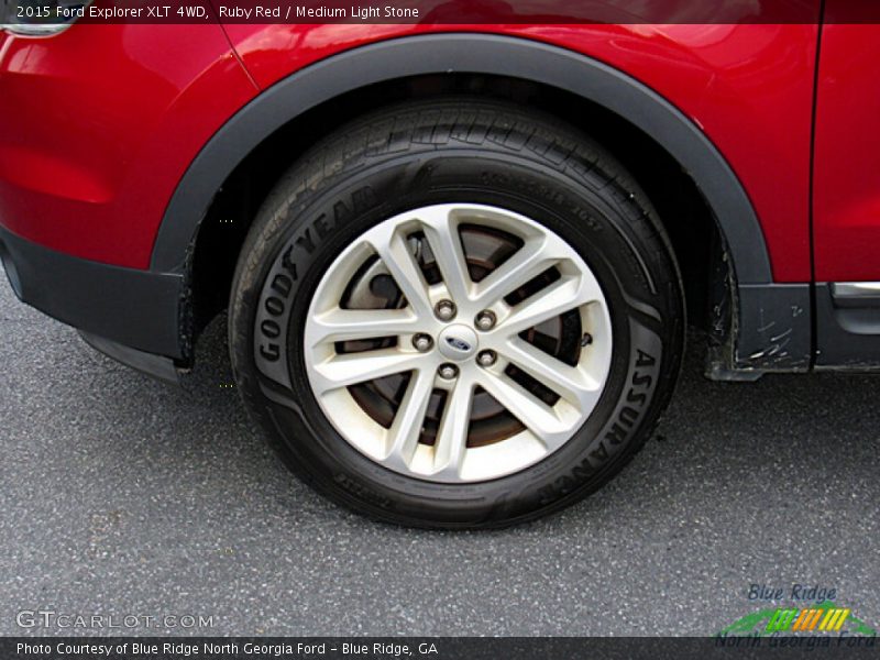 Ruby Red / Medium Light Stone 2015 Ford Explorer XLT 4WD