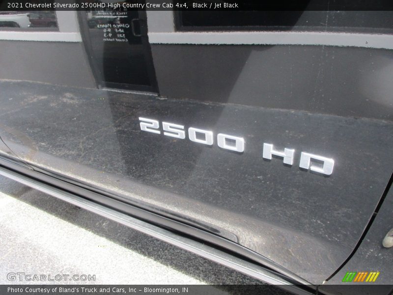 Black / Jet Black 2021 Chevrolet Silverado 2500HD High Country Crew Cab 4x4