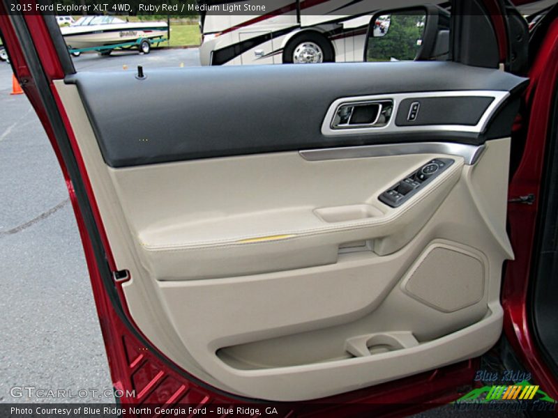 Ruby Red / Medium Light Stone 2015 Ford Explorer XLT 4WD