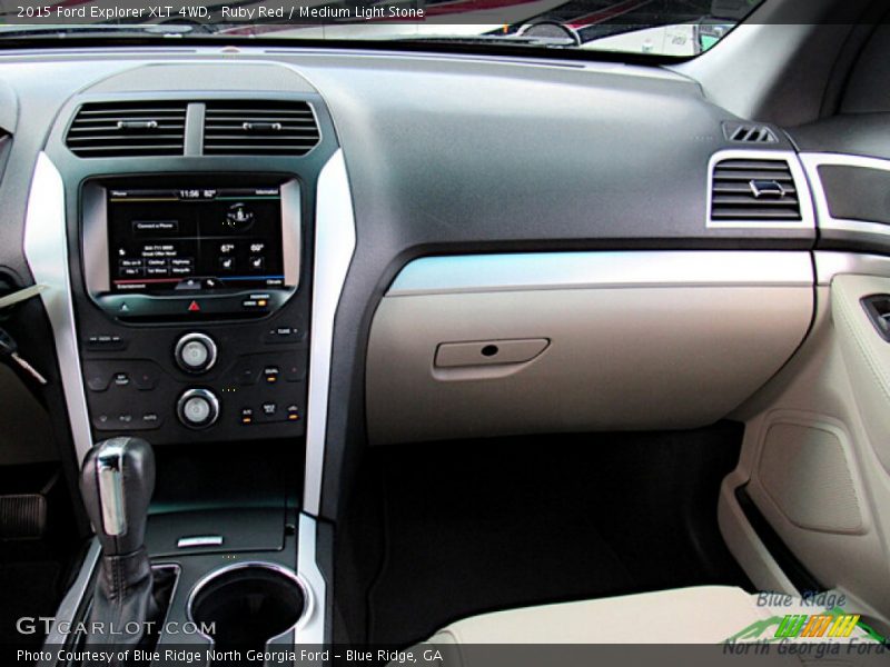 Ruby Red / Medium Light Stone 2015 Ford Explorer XLT 4WD