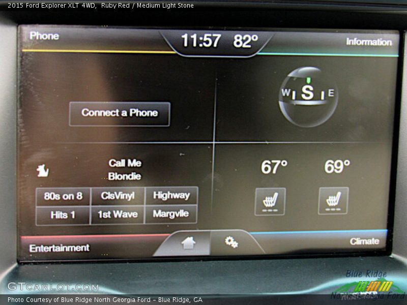 Ruby Red / Medium Light Stone 2015 Ford Explorer XLT 4WD