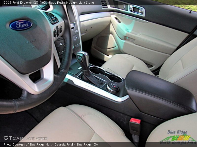 Ruby Red / Medium Light Stone 2015 Ford Explorer XLT 4WD
