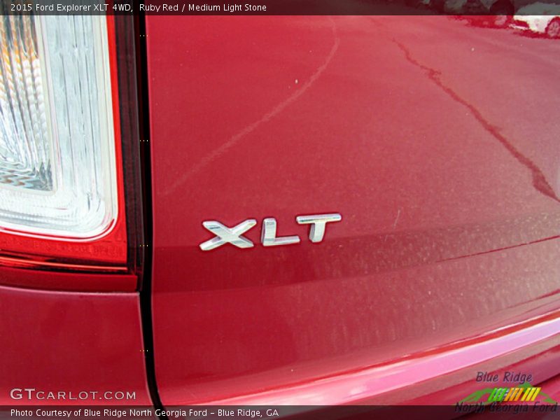 Ruby Red / Medium Light Stone 2015 Ford Explorer XLT 4WD