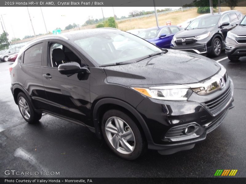Crystal Black Pearl / Black 2019 Honda HR-V EX AWD