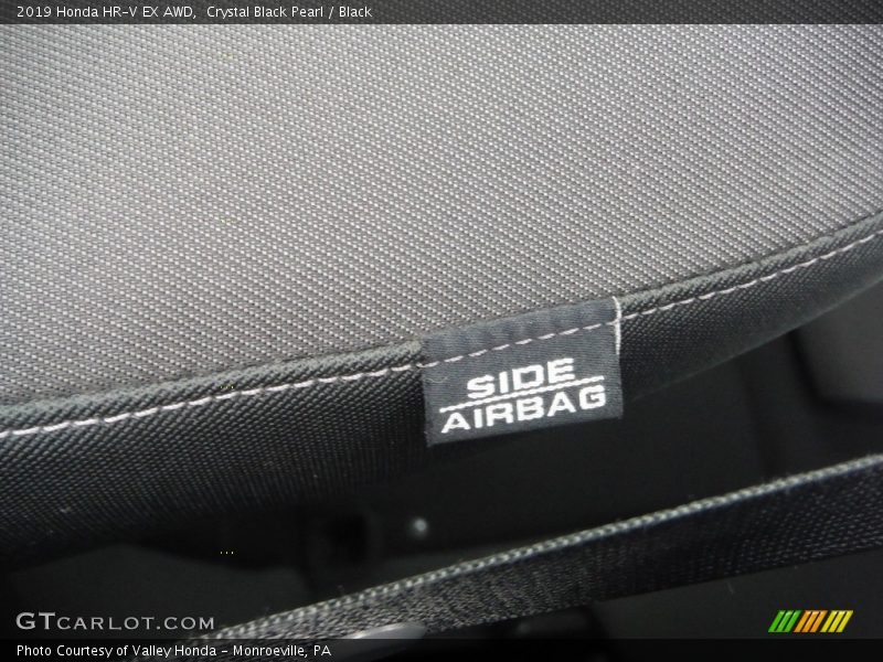 Crystal Black Pearl / Black 2019 Honda HR-V EX AWD