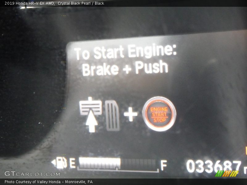 Crystal Black Pearl / Black 2019 Honda HR-V EX AWD