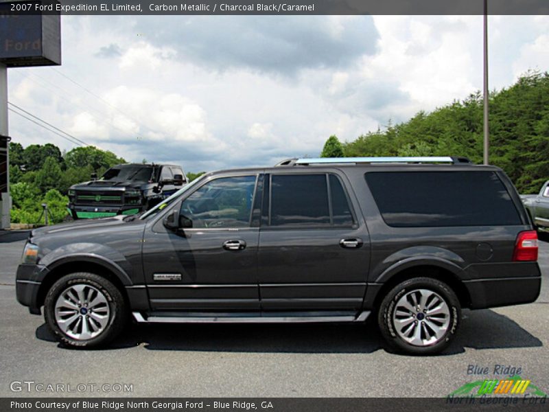 Carbon Metallic / Charcoal Black/Caramel 2007 Ford Expedition EL Limited