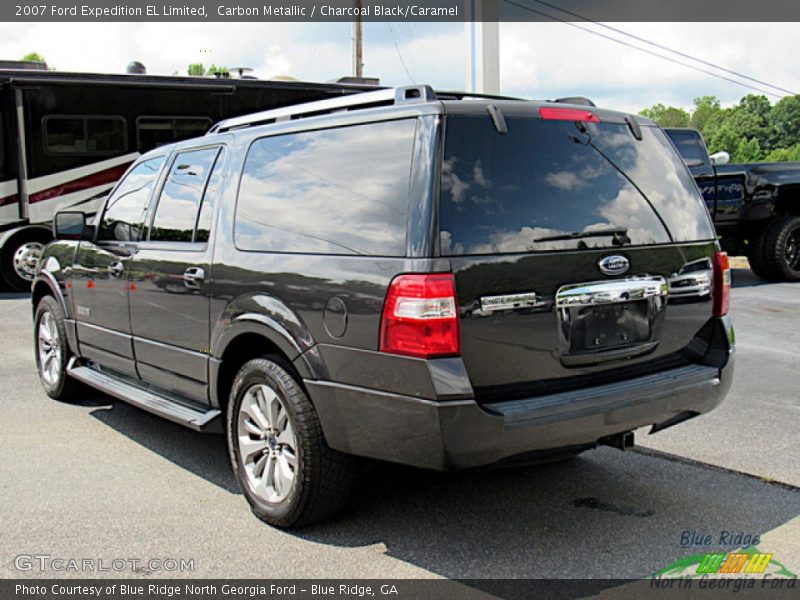 Carbon Metallic / Charcoal Black/Caramel 2007 Ford Expedition EL Limited
