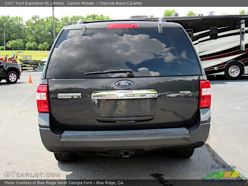 Carbon Metallic / Charcoal Black/Caramel 2007 Ford Expedition EL Limited