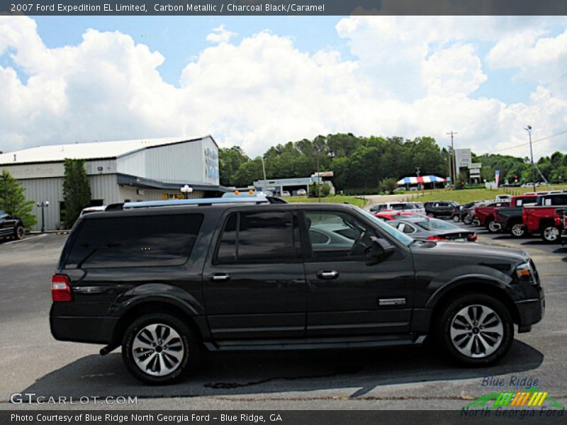 Carbon Metallic / Charcoal Black/Caramel 2007 Ford Expedition EL Limited