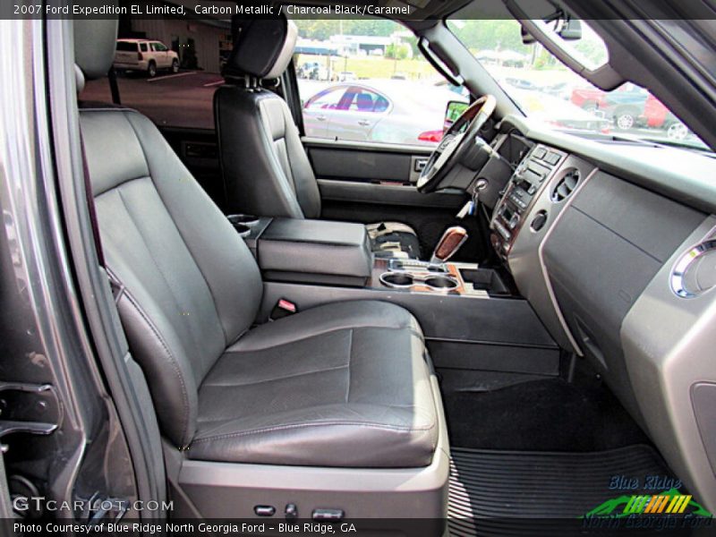 Carbon Metallic / Charcoal Black/Caramel 2007 Ford Expedition EL Limited