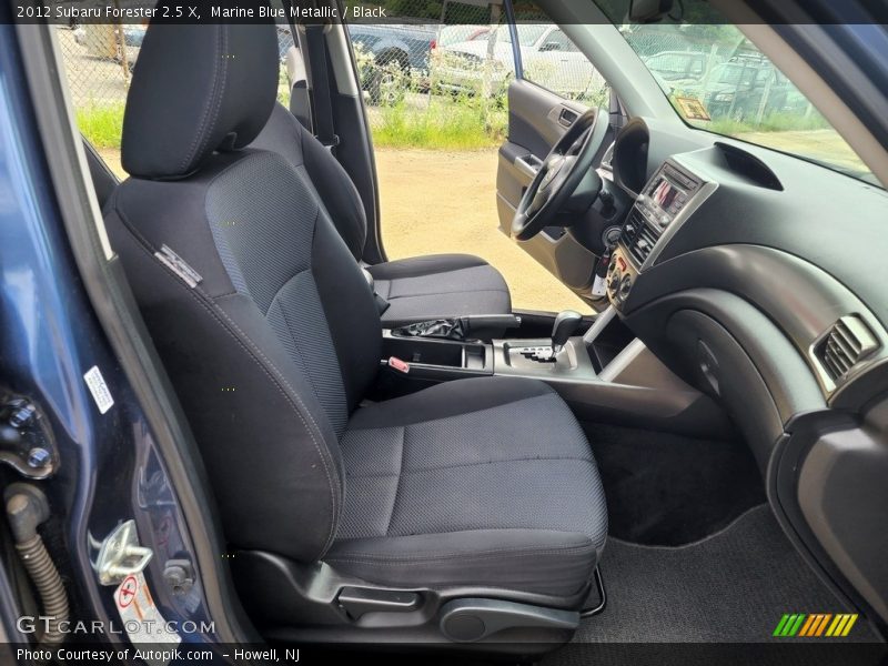 Marine Blue Metallic / Black 2012 Subaru Forester 2.5 X