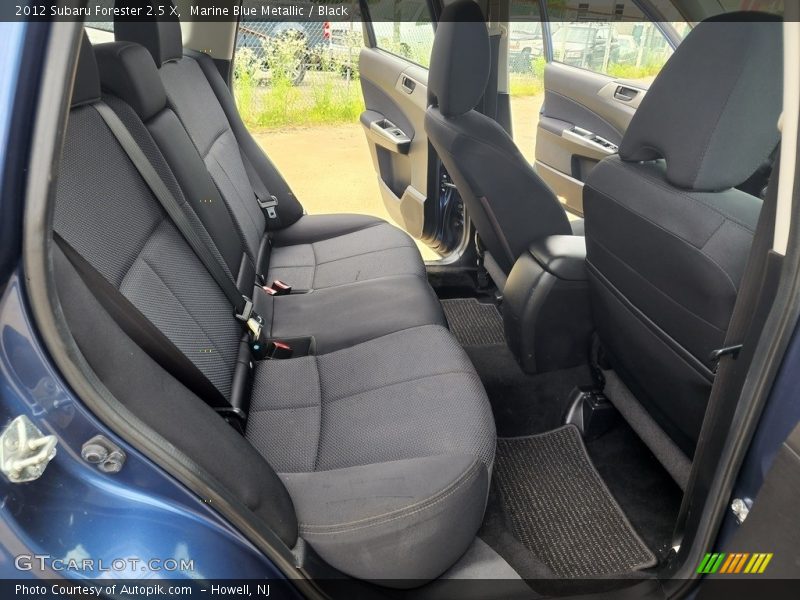 Marine Blue Metallic / Black 2012 Subaru Forester 2.5 X
