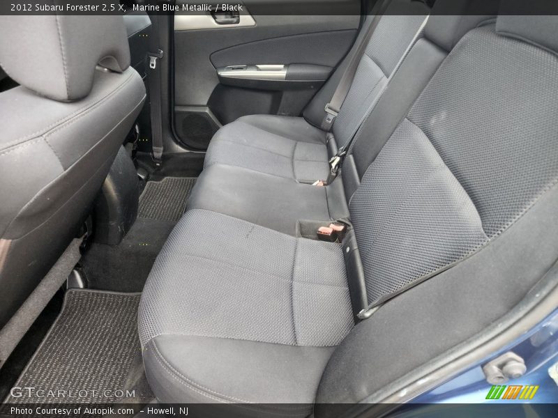 Marine Blue Metallic / Black 2012 Subaru Forester 2.5 X