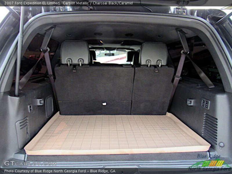 Carbon Metallic / Charcoal Black/Caramel 2007 Ford Expedition EL Limited